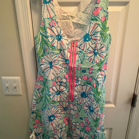 LILLY PULITZER "Delia" Splish Splash Dress - Sz 10 - Picture 2 of 2